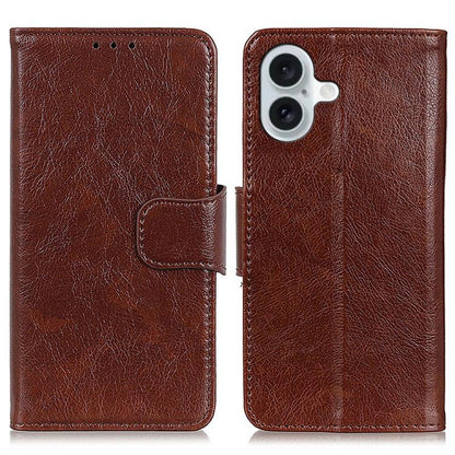 Nappa Texture Leather Case, For iPhone 17 Pro Max, For iPhone 17 Pro, For iPhone 17, For iPhone 17 Air, For iPhone 16e, For iPhone 16 Pro Max, For iPhone 16 Pro, For iPhone 16 Plus, For iPhone 16, For iPhone 15 Pro Max, For iPhone 15 Pro���������������...