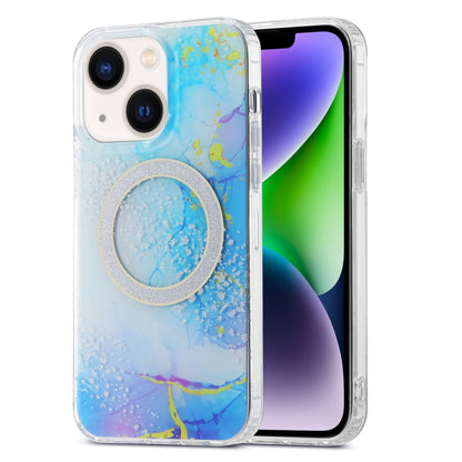جراب هاتف IMD Marble Magsafe مزدوج الجوانب، مناسب لأجهزة iPhone 15 Pro Max، iPhone 14، iPhone 15 Pro، iPhone 14 Pro، iPhone 14 Pro Max، iPhone 15 Plus