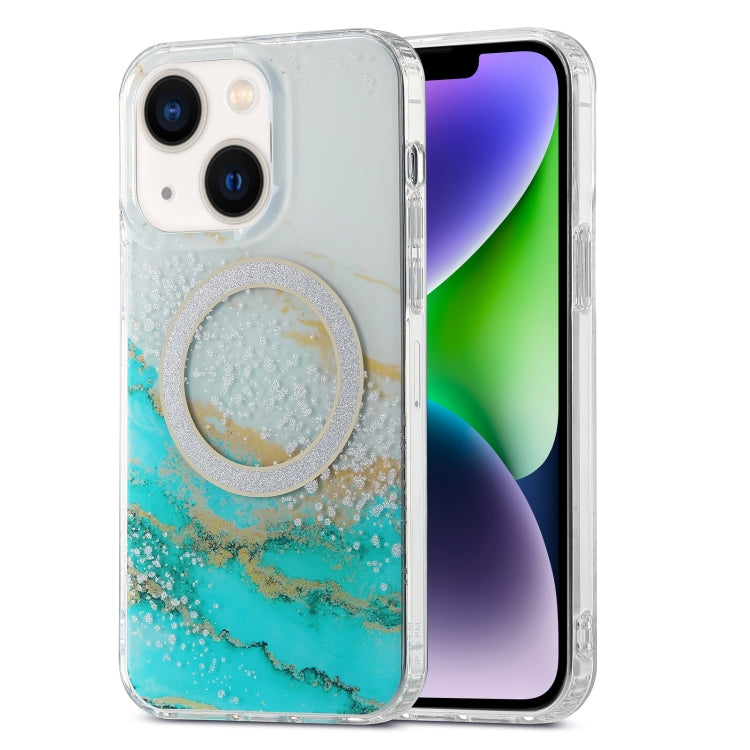 جراب هاتف IMD Marble Magsafe مزدوج الجوانب، مناسب لأجهزة iPhone 15 Pro Max، iPhone 14، iPhone 15 Pro، iPhone 14 Pro، iPhone 14 Pro Max، iPhone 15 Plus