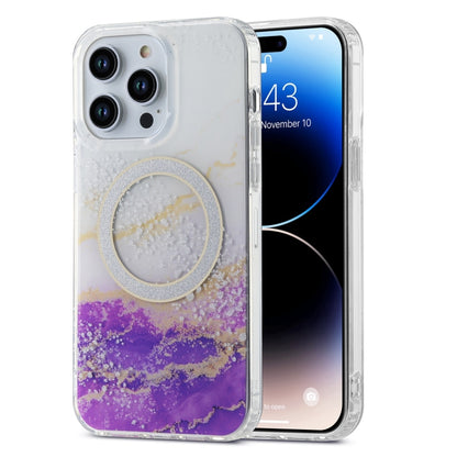 جراب هاتف IMD Marble Magsafe مزدوج الجوانب، مناسب لأجهزة iPhone 15 Pro Max، iPhone 14، iPhone 15 Pro، iPhone 14 Pro، iPhone 14 Pro Max، iPhone 15 Plus