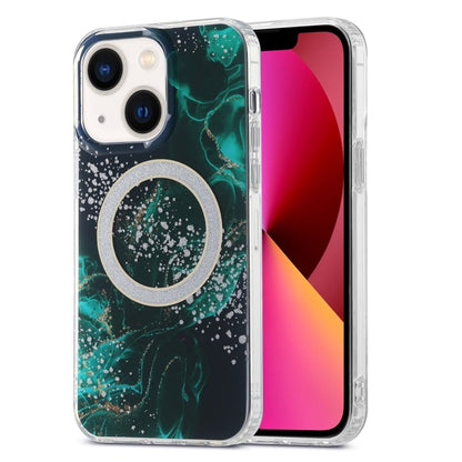 جراب هاتف IMD Marble Magsafe مزدوج الجوانب، مناسب لأجهزة iPhone 13 Pro Max، وiPhone 15، وiPhone 13 Pro، وiPhone 13، وiPhone 12، وiPhone 12 Pro Max