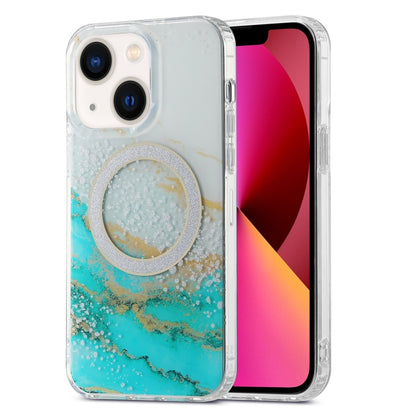 جراب هاتف IMD Marble Magsafe مزدوج الجوانب، مناسب لأجهزة iPhone 13 Pro Max، وiPhone 15، وiPhone 13 Pro، وiPhone 13، وiPhone 12، وiPhone 12 Pro Max