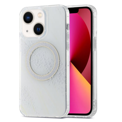 جراب هاتف IMD Marble Magsafe مزدوج الجوانب، مناسب لأجهزة iPhone 13 Pro Max، وiPhone 15، وiPhone 13 Pro، وiPhone 13، وiPhone 12، وiPhone 12 Pro Max