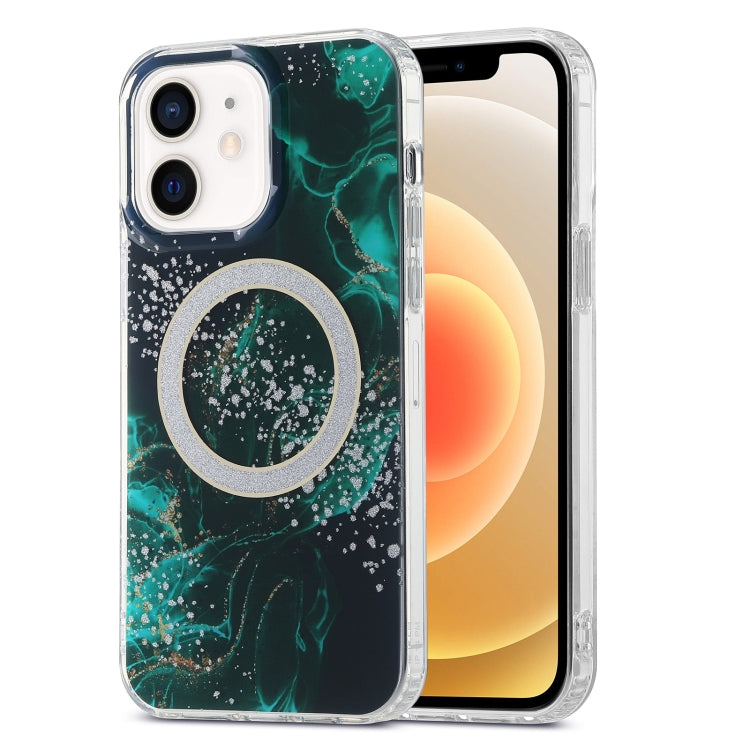 جراب هاتف IMD Marble Magsafe مزدوج الجوانب، مناسب لأجهزة iPhone 13 Pro Max، وiPhone 15، وiPhone 13 Pro، وiPhone 13، وiPhone 12، وiPhone 12 Pro Max