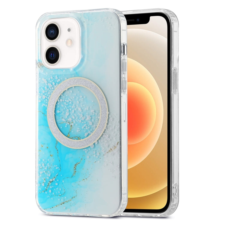 جراب هاتف IMD Marble Magsafe مزدوج الجوانب، مناسب لأجهزة iPhone 13 Pro Max، وiPhone 15، وiPhone 13 Pro، وiPhone 13، وiPhone 12، وiPhone 12 Pro Max