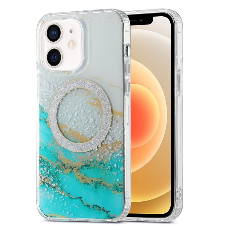 جراب هاتف IMD Marble Magsafe مزدوج الجوانب، مناسب لأجهزة iPhone 13 Pro Max، وiPhone 15، وiPhone 13 Pro، وiPhone 13، وiPhone 12، وiPhone 12 Pro Max