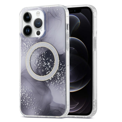 جراب هاتف IMD Marble Magsafe مزدوج الجوانب، لهاتف iPhone 12 Pro