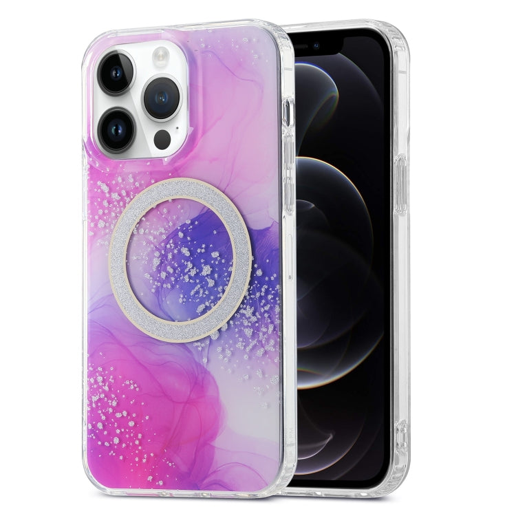 جراب هاتف IMD Marble Magsafe مزدوج الجوانب، لهاتف iPhone 12 Pro