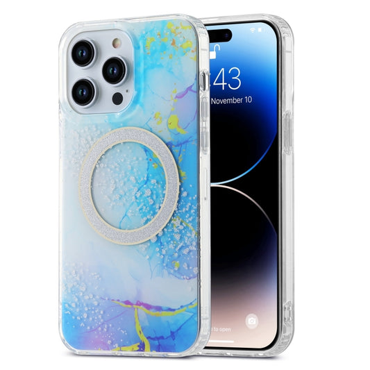 جراب هاتف IMD Marble Magsafe مزدوج الجوانب، مناسب لأجهزة iPhone 15 Pro Max، iPhone 14، iPhone 15 Pro، iPhone 14 Pro، iPhone 14 Pro Max، iPhone 15 Plus