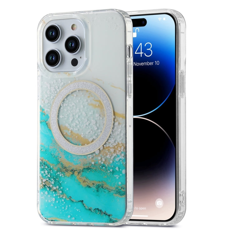 جراب هاتف IMD Marble Magsafe مزدوج الجوانب، مناسب لأجهزة iPhone 15 Pro Max، iPhone 14، iPhone 15 Pro، iPhone 14 Pro، iPhone 14 Pro Max، iPhone 15 Plus