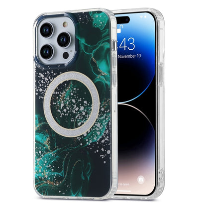 جراب هاتف IMD Marble Magsafe مزدوج الجوانب، مناسب لأجهزة iPhone 15 Pro Max، iPhone 14، iPhone 15 Pro، iPhone 14 Pro، iPhone 14 Pro Max، iPhone 15 Plus