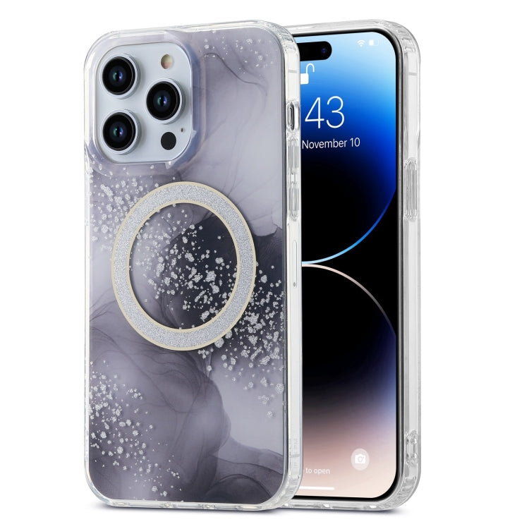 جراب هاتف IMD Marble Magsafe مزدوج الجوانب، مناسب لأجهزة iPhone 15 Pro Max، iPhone 14، iPhone 15 Pro، iPhone 14 Pro، iPhone 14 Pro Max، iPhone 15 Plus