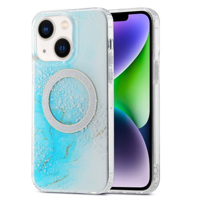 جراب هاتف IMD Marble Magsafe مزدوج الجوانب، مناسب لأجهزة iPhone 13 Pro Max، وiPhone 15، وiPhone 13 Pro، وiPhone 13، وiPhone 12، وiPhone 12 Pro Max