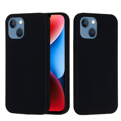 جراب هاتف سيليكون بلون سادة، لهاتف iPhone 15
