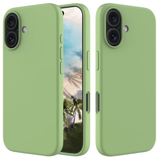 جراب هاتف سيليكون بلون سادة، مناسب لأجهزة iPhone 16 وiPhone 15 Pro Max وiPhone 15 Pro وiPhone 15 Plus