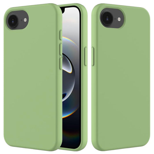 جراب هاتف سيليكون بلون سادة، مناسب لأجهزة iPhone 16e وiPhone 16 Pro Max وiPhone 16 Pro وiPhone 16 Plus