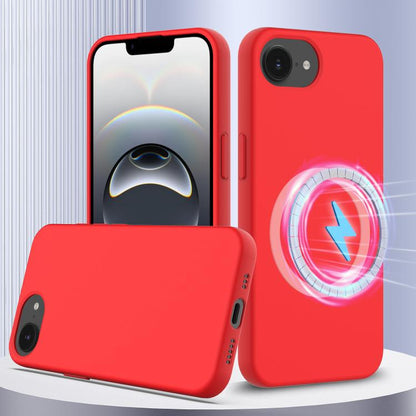 جراب هاتف ماج سيف من السيليكون المقاوم للصدمات، مناسب لأجهزة iPhone 16e وiPhone 16 Pro Max وiPhone 16 Pro وiPhone 16 Plus وiPhone 16