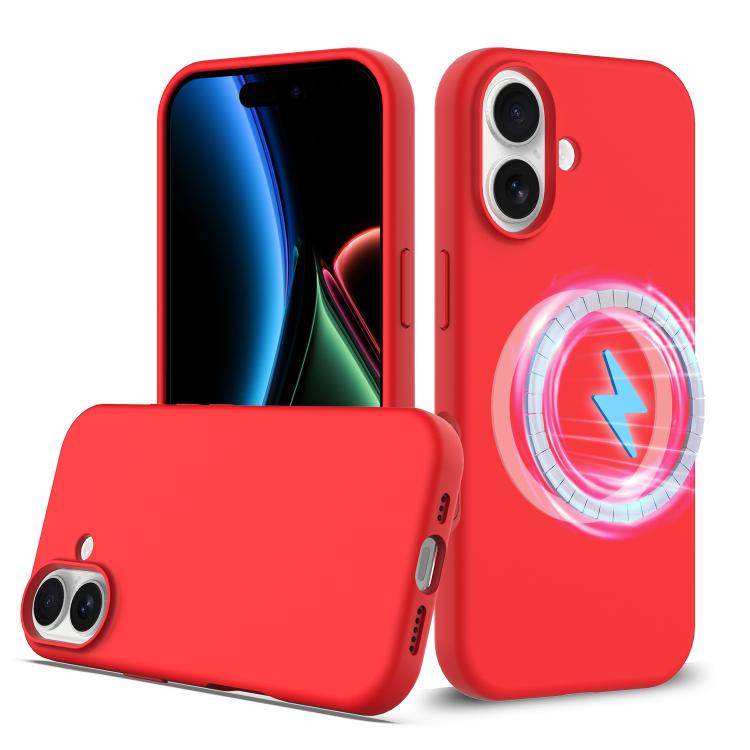 جراب هاتف ماج سيف من السيليكون المقاوم للصدمات، مناسب لأجهزة iPhone 16e وiPhone 16 Pro Max وiPhone 16 Pro وiPhone 16 Plus وiPhone 16