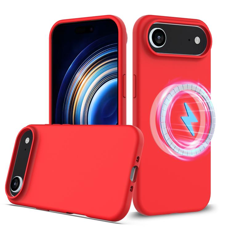 جراب هاتف ماج سيف من السيليكون المقاوم للصدمات، مناسب لأجهزة iPhone 16e وiPhone 16 Pro Max وiPhone 16 Pro وiPhone 16 Plus وiPhone 16