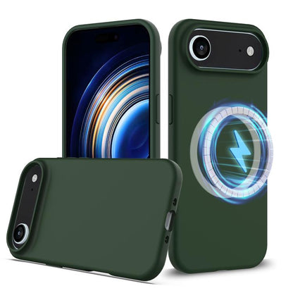 جراب هاتف ماج سيف من السيليكون المقاوم للصدمات، مناسب لأجهزة iPhone 16e وiPhone 16 Pro Max وiPhone 16 Pro وiPhone 16 Plus وiPhone 16