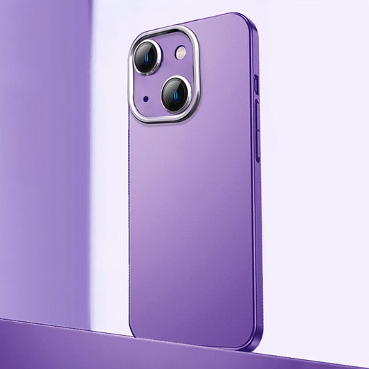 جراب هاتف من مادة معدنية غير لامعة مع حماية للعدسات، مناسب لأجهزة iPhone 14 وiPhone 13 Pro Max وiPhone 13 Pro وiPhone 13 وiPhone 12 وiPhone 11