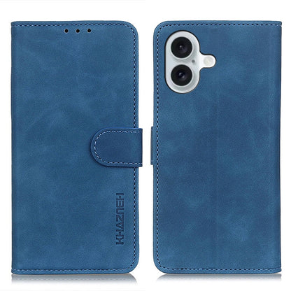 KHAZNEH Retro Texture Leather Phone Case, For iPhone 17 Pro Max, For iPhone 17 Pro, For iPhone 17, For iPhone 17 Air, iPhone 16e, For iPhone 16 Pro Max, For iPhone 16 Pro, For iPhone 16 Plus, For iPhone 16, For iPhone 15 Pro Max, For iPhone 15 Pro�����...