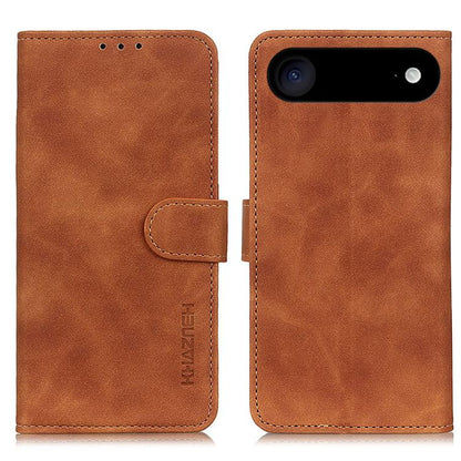 KHAZNEH Retro Texture Leather Phone Case, For iPhone 17 Pro Max, For iPhone 17 Pro, For iPhone 17, For iPhone 17 Air, iPhone 16e, For iPhone 16 Pro Max, For iPhone 16 Pro, For iPhone 16 Plus, For iPhone 16, For iPhone 15 Pro Max, For iPhone 15 Pro�����...