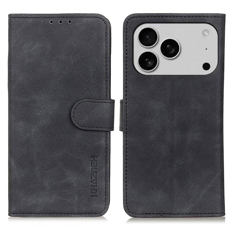 KHAZNEH Retro Texture Leather Phone Case, For iPhone 17 Pro Max, For iPhone 17 Pro, For iPhone 17, For iPhone 17 Air, iPhone 16e, For iPhone 16 Pro Max, For iPhone 16 Pro, For iPhone 16 Plus, For iPhone 16, For iPhone 15 Pro Max, For iPhone 15 Pro�����...