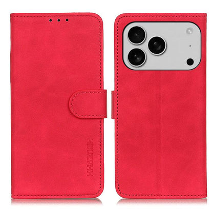 KHAZNEH Retro Texture Leather Phone Case, For iPhone 17 Pro Max, For iPhone 17 Pro, For iPhone 17, For iPhone 17 Air, iPhone 16e, For iPhone 16 Pro Max, For iPhone 16 Pro, For iPhone 16 Plus, For iPhone 16, For iPhone 15 Pro Max, For iPhone 15 Pro�����...
