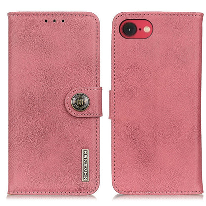 KHAZNEH Cowhide Texture Horizontal Flip Leather Phone Case, For iPhone 16 Pro Max, For iPhone 16 Pro, For iPhone 16 Plus, For iPhone 16, iPhone 16e, For iPhone 15 Pro Max, For iPhone 15 Pro, For iPhone 15 Plus, For iPhone 15