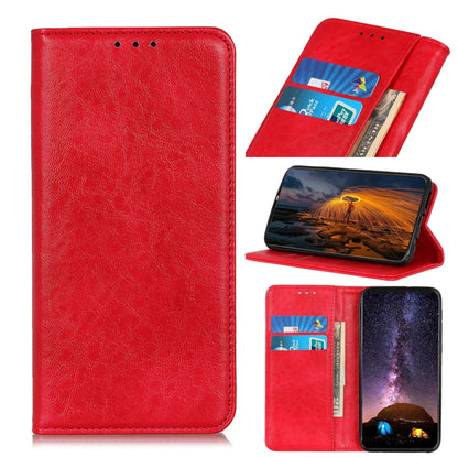 Magnetic Crazy Horse Texture Horizontal Flip Leather Phone Case, For iPhone 16 Pro Max, For iPhone 16 Pro, For iPhone 15 Pro Max, For iPhone 15 Pro, For iPhone 15 Plus, For iPhone 15