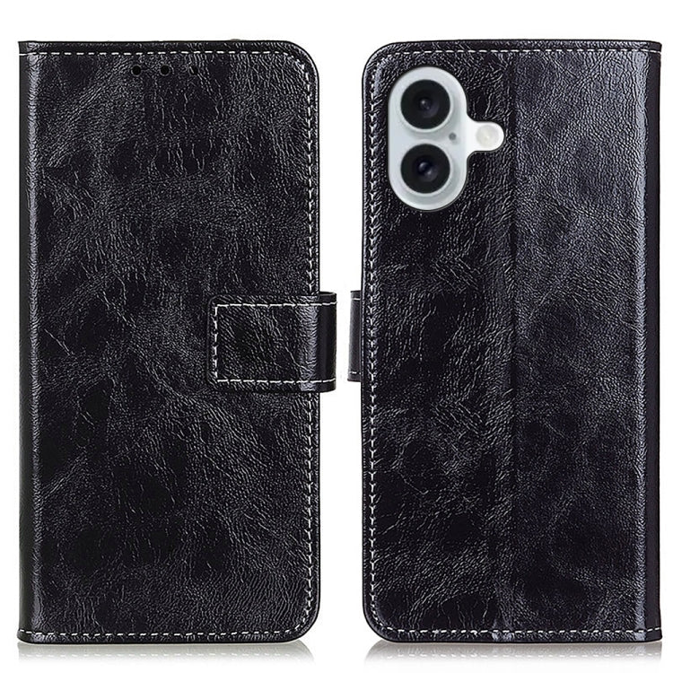 Retro Leather iPhone Case, 16 Pro Max/16 Pro/16 Plus/16.