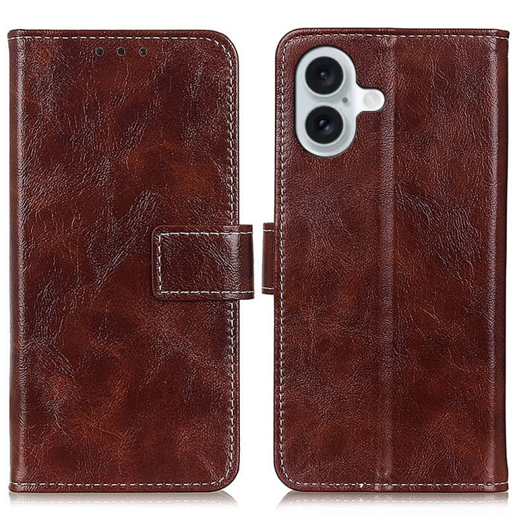 Retro Leather iPhone Case, 16 Pro Max/16 Pro/16 Plus/16.