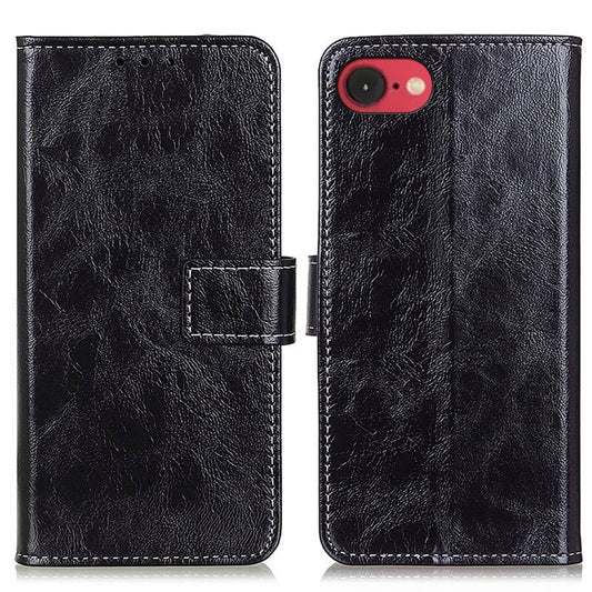Retro Leather iPhone Case, 16e/15 Pro Max/15 Pro/15 Plus