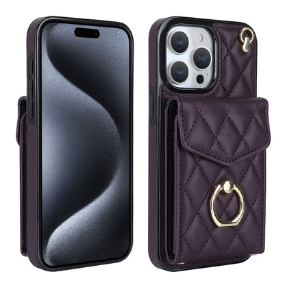 جراب هاتف بتصميم معيني مع حبل طويل، مناسب لأجهزة iPhone 16e وiPhone 15 Pro Max وiPhone 15 Pro وiPhone 15 Plus وiPhone 15 وiPhone 14 Plus