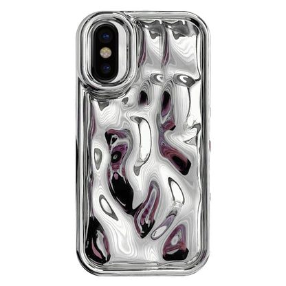 جراب هاتف من مادة TPU بتصميم نيزك مطلي كهربائيًا، مناسب لأجهزة iPhone XS Max وiPhone 8 Plus / 7 Plus وiPhone 6 Plus / 6s Plus وiPhone 6 / 6s
