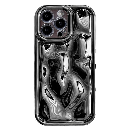 Electroplating Meteorite Texture TPU Phone Case, For iPhone 16 Pro Max, For iPhone 16 Pro, For iPhone 16 Plus, For iPhone 16, For iPhone 15 Pro Max, For iPhone 15 Pro, For iPhone 15 Plus, For iPhone 15, For iPhone 14 Plus, For iPhone 14, For iPhone 14
