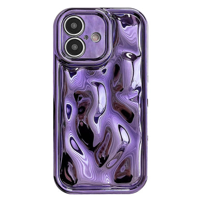 Electroplating Meteorite Texture TPU Phone Case, For iPhone 16 Pro Max, For iPhone 16 Pro, For iPhone 16 Plus, For iPhone 16, For iPhone 15 Pro Max, For iPhone 15 Pro, For iPhone 15 Plus, For iPhone 15, For iPhone 14 Plus, For iPhone 14, For iPhone 14
