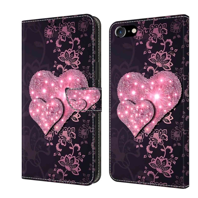 Crystal 3D Shockproof Protective Leather Phone Case, For iPhone 6 Plus / 7 Plus / 8 Plus, For iPhone 6 / 7