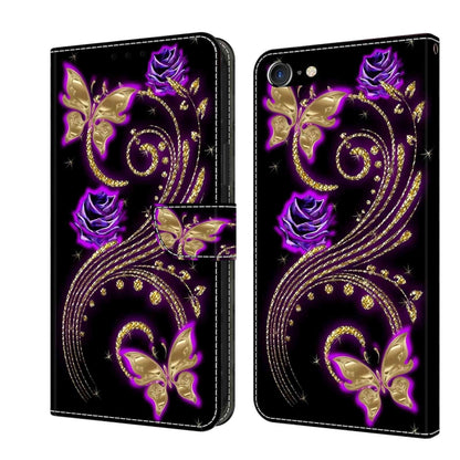 Crystal 3D Shockproof Protective Leather Phone Case, For iPhone 6 Plus / 7 Plus / 8 Plus, For iPhone 6 / 7