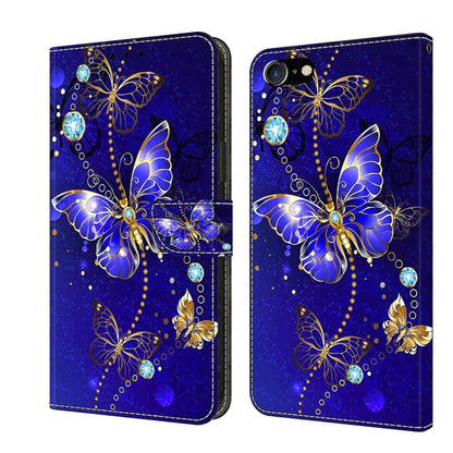 Crystal 3D Shockproof Protective Leather Phone Case, For iPhone 6 Plus / 7 Plus / 8 Plus, For iPhone 6 / 7