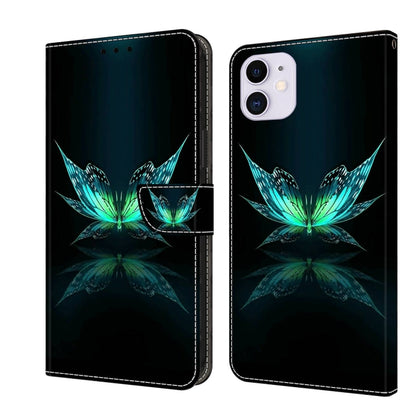Crystal 3D Shockproof Protective Leather Phone Case, For iPhone 11 Pro Max, For iPhone 11