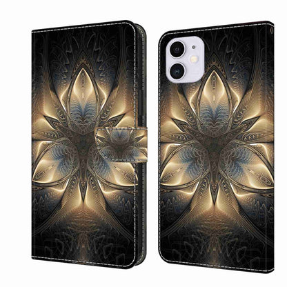 Crystal 3D Shockproof Protective Leather Phone Case, For iPhone 11 Pro Max, For iPhone 11