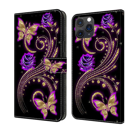 Crystal 3D Shockproof Protective Leather Phone Case, For iPhone 11 Pro Max, For iPhone 11