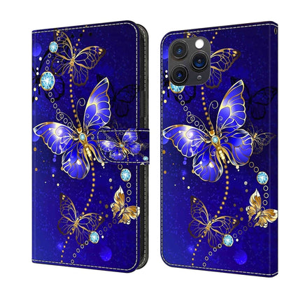Crystal 3D Shockproof Protective Leather Phone Case, For iPhone 11 Pro Max, For iPhone 11