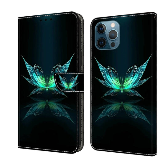 Crystal 3D Shockproof Protective Leather Phone Case, For iPhone 12 Pro Max / 13 Pro Max, For iPhone 13 Pro
