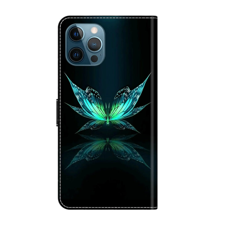 Crystal 3D Shockproof Protective Leather Phone Case, For iPhone 12 Pro Max / 13 Pro Max, For iPhone 13 Pro
