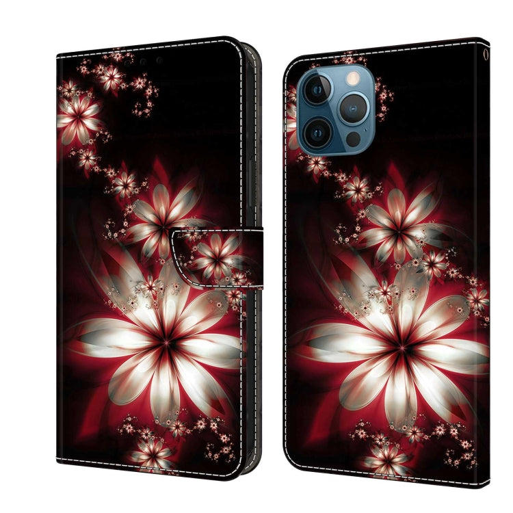 Crystal 3D Shockproof Protective Leather Phone Case, For iPhone 12 Pro Max / 13 Pro Max, For iPhone 13 Pro