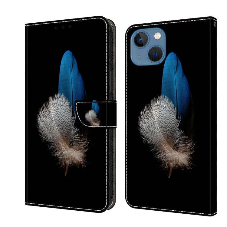 Crystal 3D Shockproof Protective Leather Phone Case, For iPhone 15 Pro, For iPhone 13 / 14