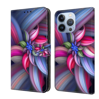 Crystal 3D Shockproof Protective Leather Phone Case, For iPhone 12 Pro Max / 13 Pro Max, For iPhone 13 Pro